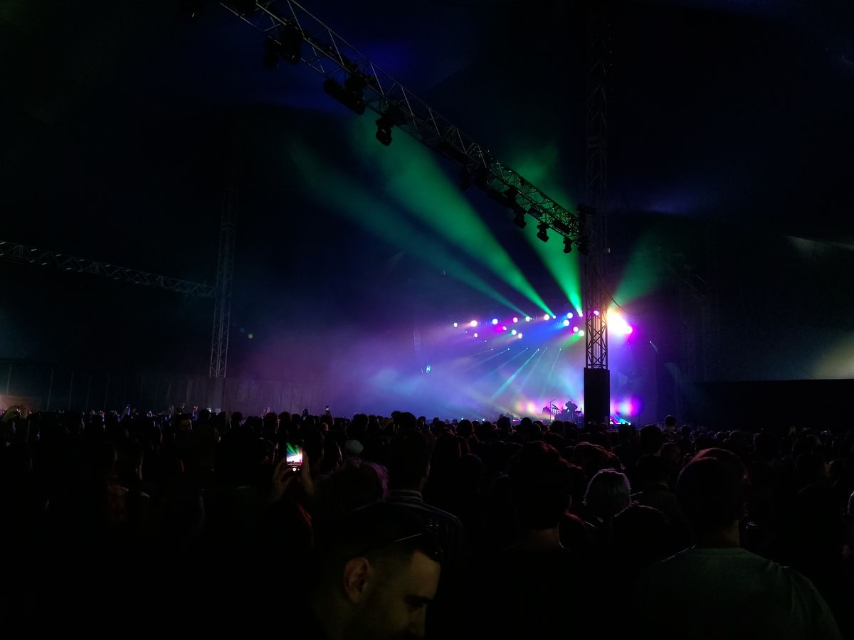 Concert photography is okay for color, not so great for detail. Image credit: TechRadar