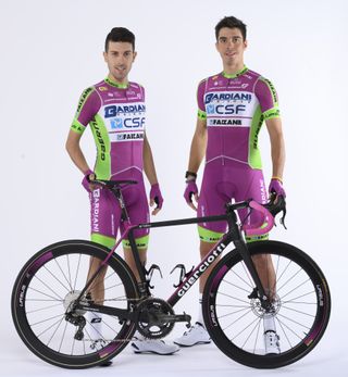 The Bardiani CSF Faizanè have revealed a garish cyclamen and bright green racing clothing for 2020