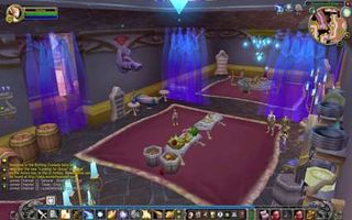 The Blood Elf inn in Silvermoon is lavishly furnished. High Resolution Picture - 1024 pixels wide