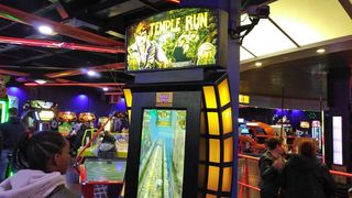 Temple Run is one of the many mobile games you'll now find in arcades.