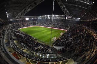 General view inside the Juventus Stadium ahead of a game against Inter in February 2025.