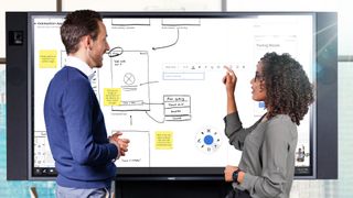 Modern interactive whiteboards like NEC’s InfinityBoard are virtually endless canvases that display images and allow participants to mark up what they see, taking notes and moving pieces around to make learning a tactile experience.