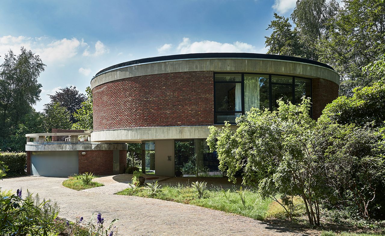 The Cuylen house in a leafy suburb of Antwerp. 