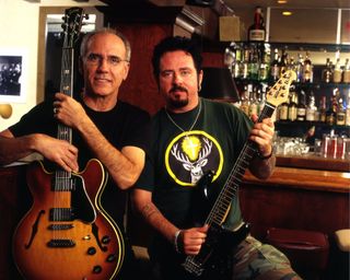 Larry Carlton (left) and Steve Lukather