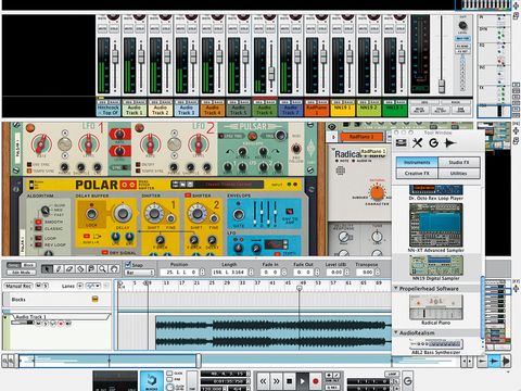 Rack Extensions in Propellerhead's Reason 6.5 function just like regular Devices.