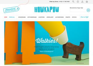 Howkapow website design