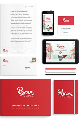 Pigeon stationery