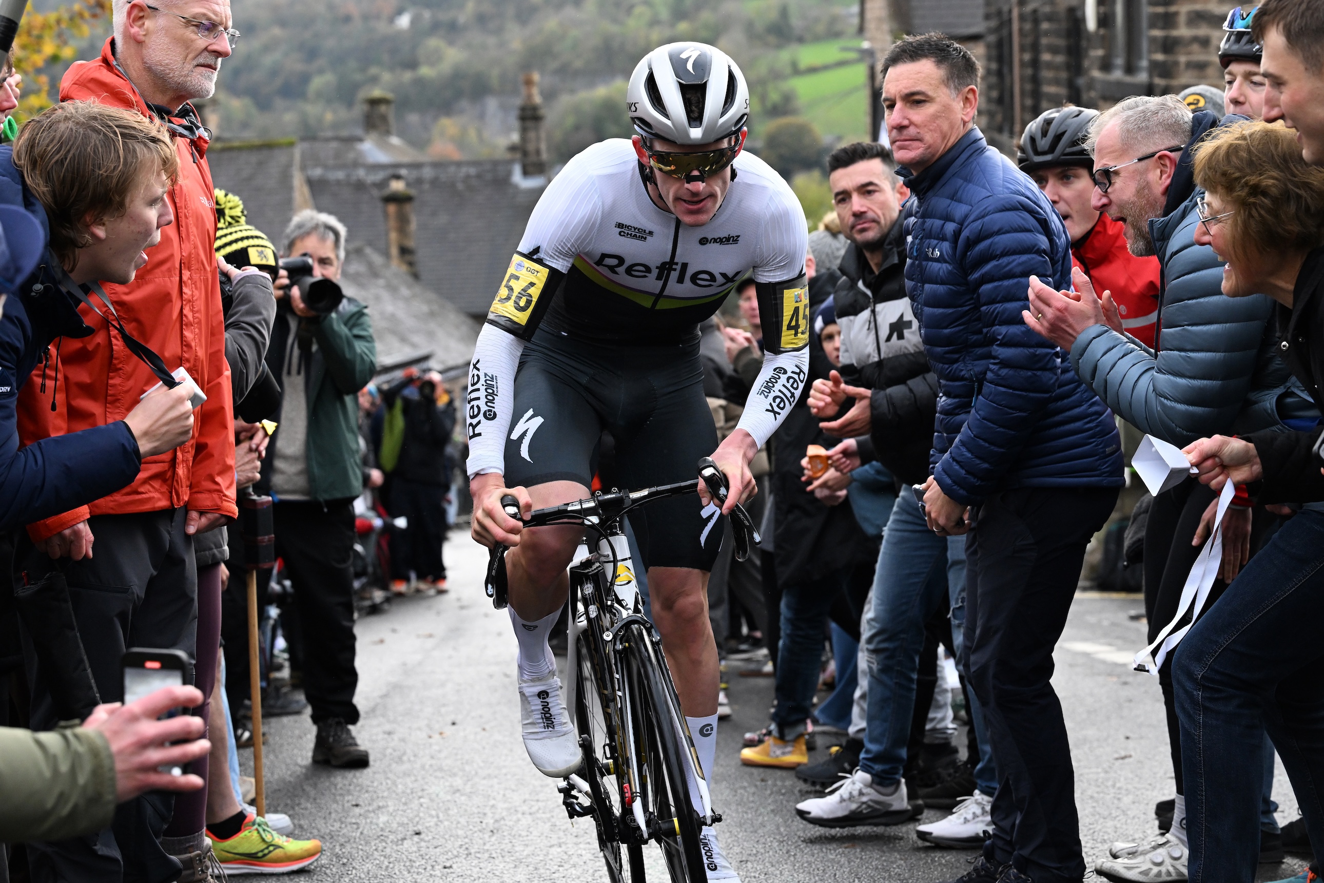 Ben Millar competing in a hill-climb race