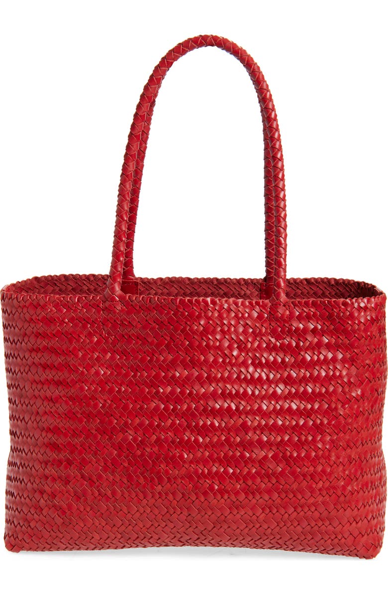 Handwoven Leather Tote