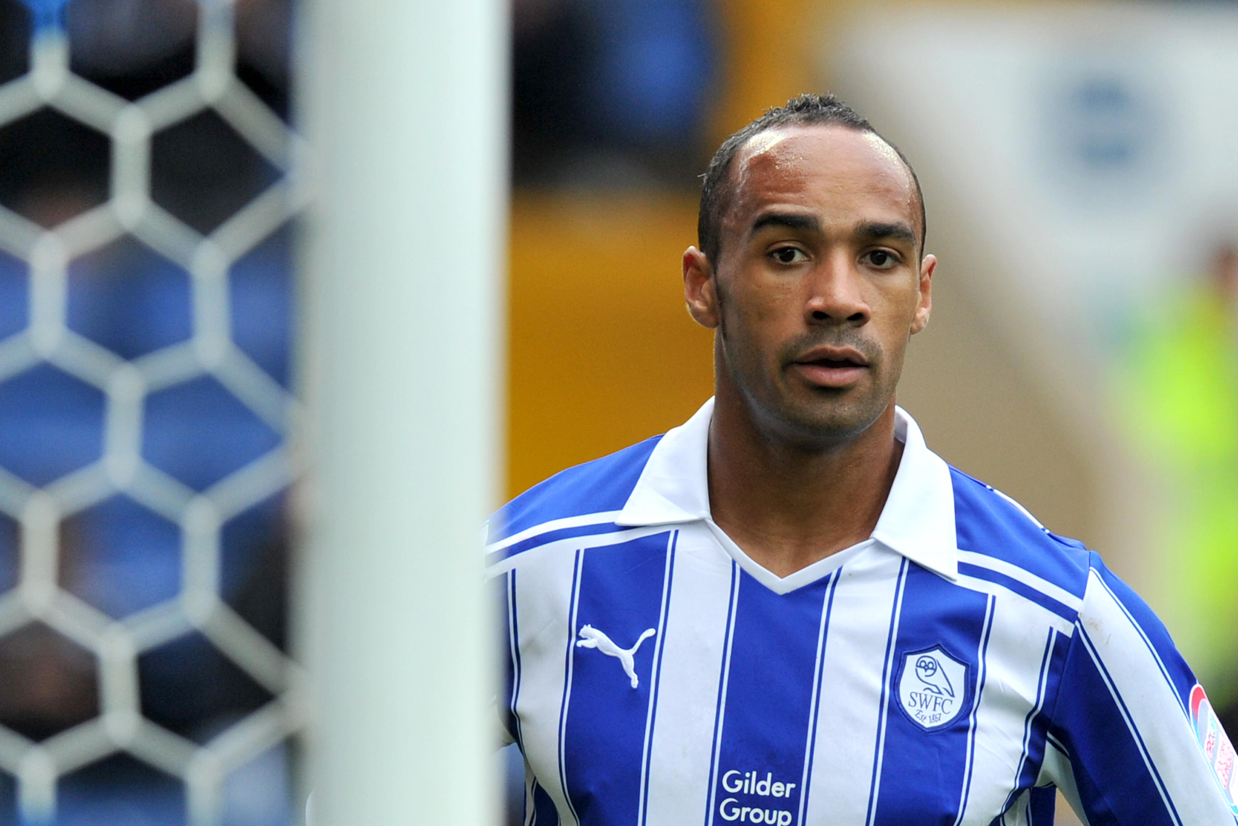 Chris O'Grady playing for Sheffield Wednesday in 2011