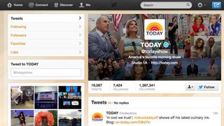 The Today Show was one of the first to take advantage of the new Twitter header feature