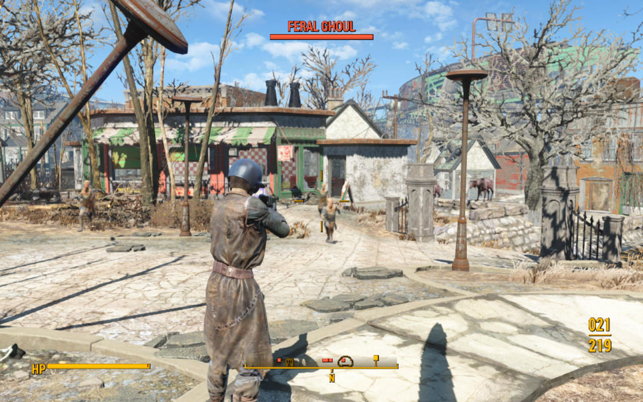 Fallout 4 running on Steam Deck LCD