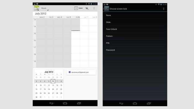 Android 4.1 Jelly Bean: Calendar and Face Unlock