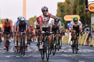 Caleb Ewan takes a victory at the 2019 Tour de France