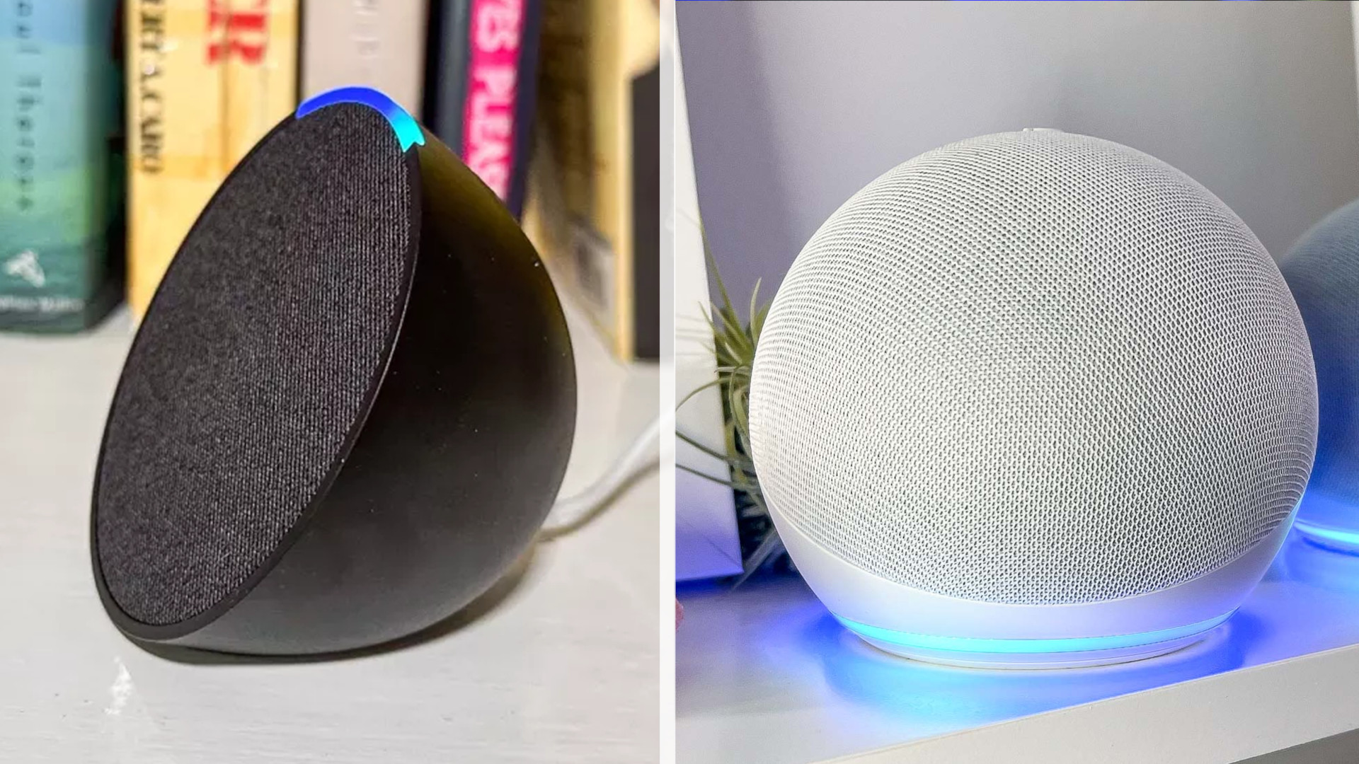 Echo Pop Smart Speakers, Full Sound Compact Smart Speaker with Alexa, Lavender