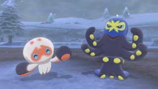 Pokemon Sword and Shield Clobbopus and Grapploct