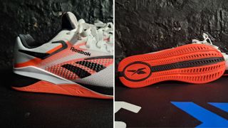 Reebok Nano X4 review: here is an image of the side of the trainer and the sole