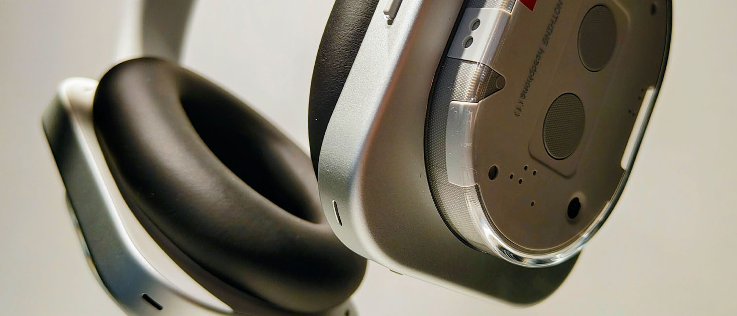 Nothing Headphone 1 review; a close up of headphones