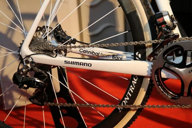 Shimano supply components on Sven Nys&rsquo;s bike