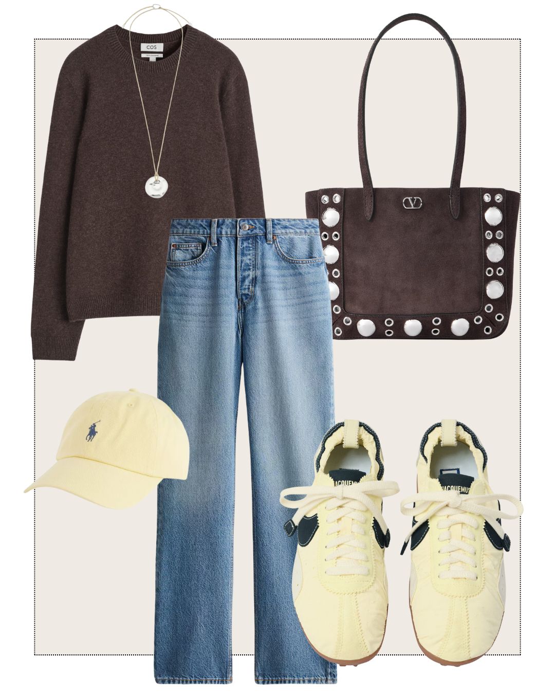 Jacquemus X Nike Moon shoe outfit builds