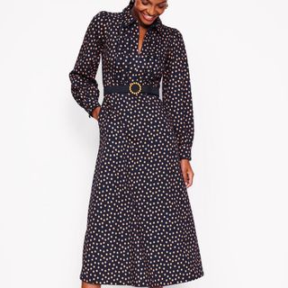 Boden Zip-Up Ponte Dress