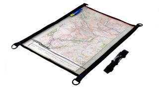 Overboard large map case on white background