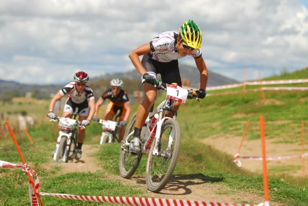 Rowena Fry closely followed by Rebecca Henderson and Katherine O'Shea.
