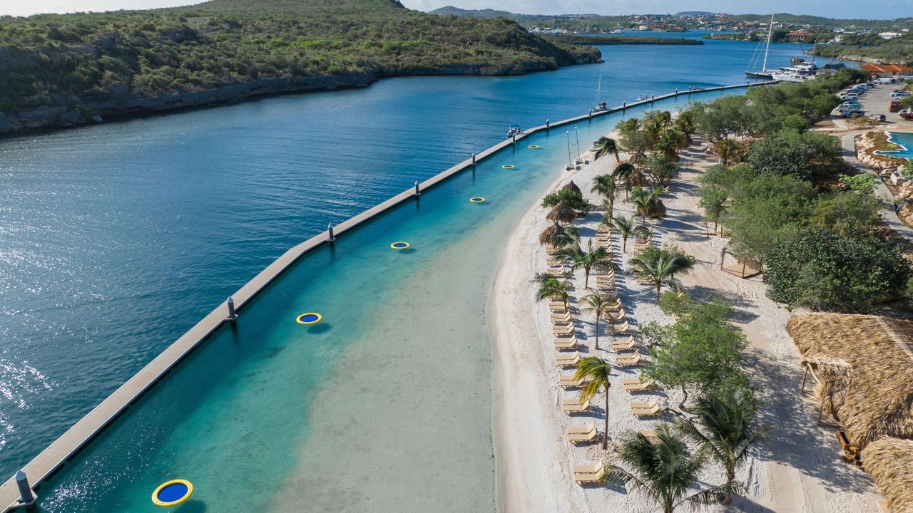 Sandals Curacao's private beach
