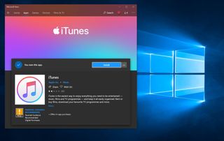 iTunes for Windows 10