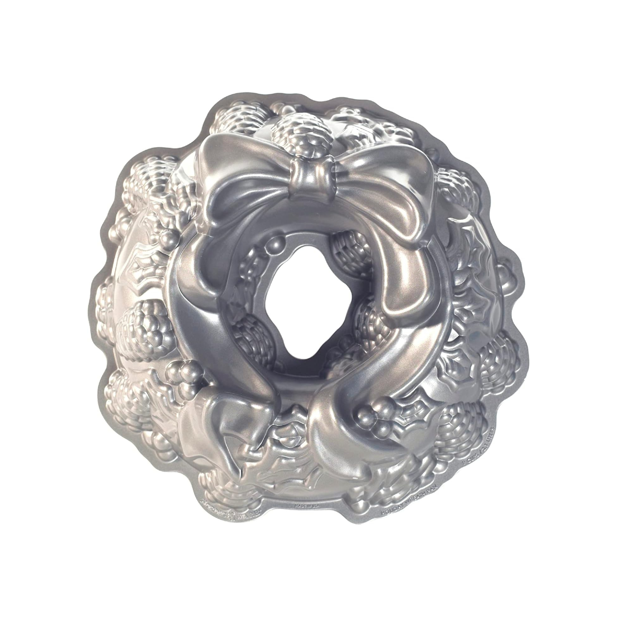 Nordic Ware Platinum Holiday Wreath Bundt Pan