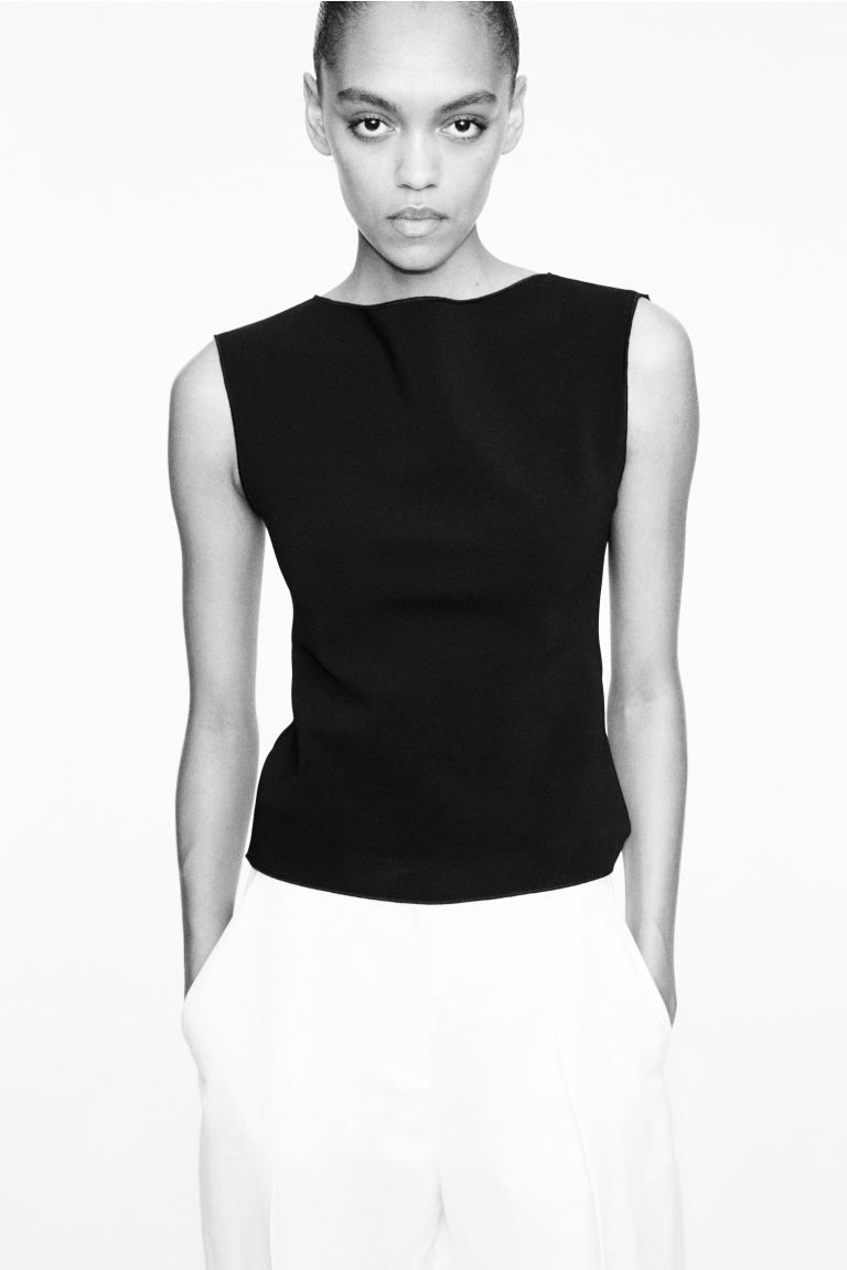Boat-Neck Top