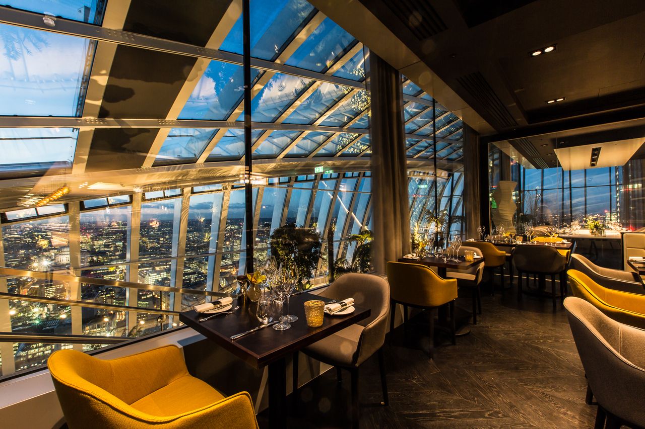 Fenchurch restaurant in London&amp;#039;s Walkie Talkie skycraper