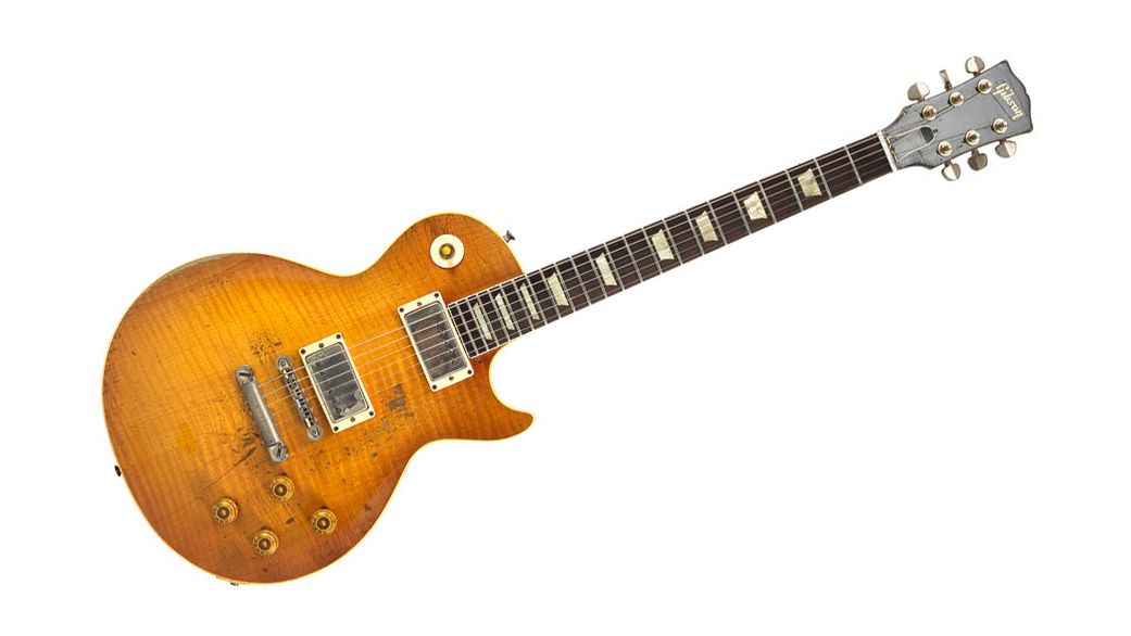 Kossoff's original '59: note the wear to the maple top&hellip;
