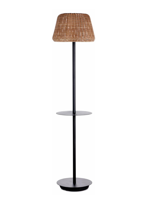 Cordless Solar Portable Outdoor Floor Lamp With Table