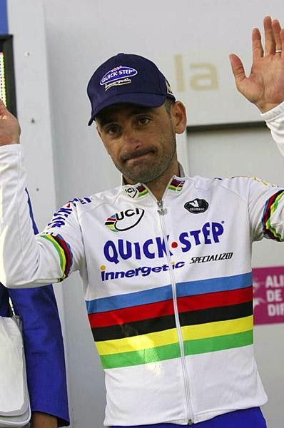 World Champion and stage 3 winner Paolo Bettini