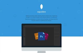 Examples of flat design: Squidee