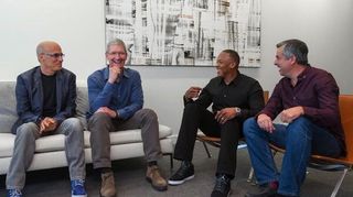Dr. Dre with Apple team