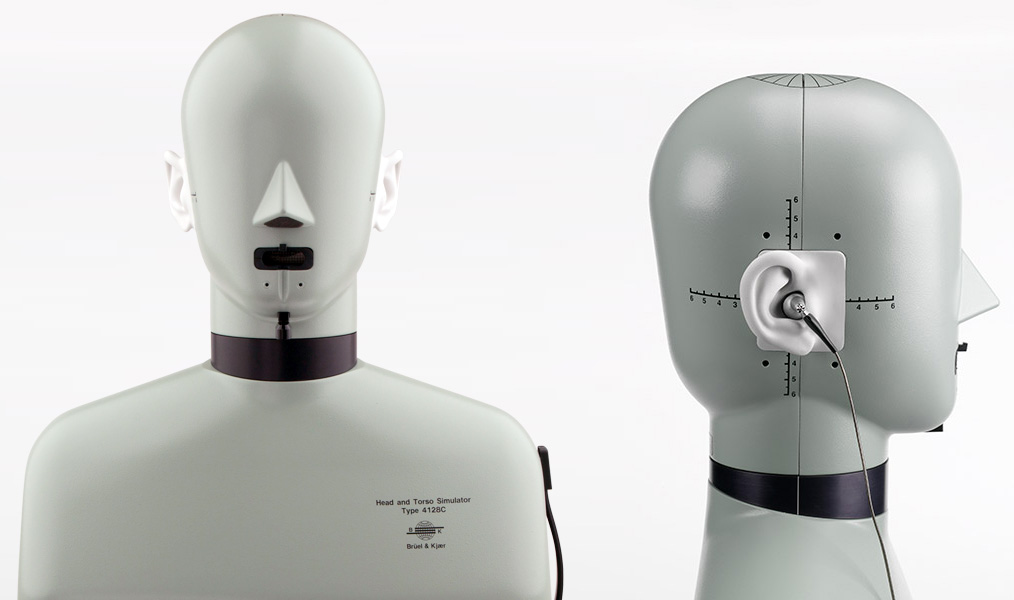 HATS Type 4128 C with simulated pinnae.