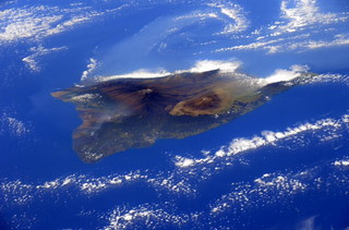 The Island of Hawaii from Expedition 42