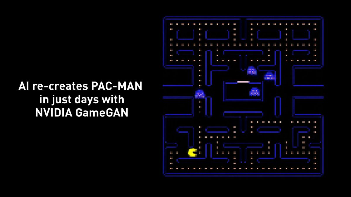 Nvidia GameGAN Pac-Man