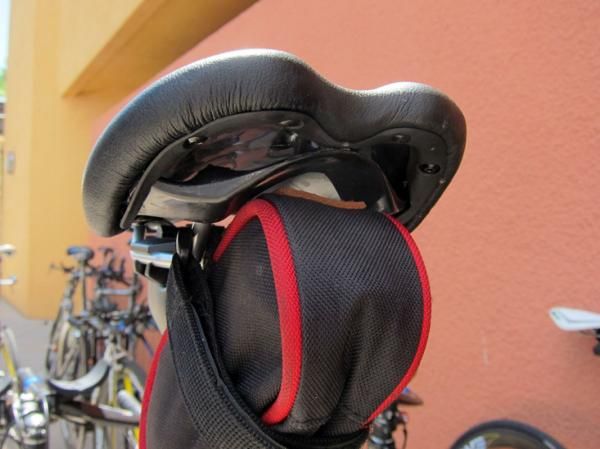 Suspended rails presumably lend a slightly softer ride to UnitedHealthcare's new Ritchey saddles.