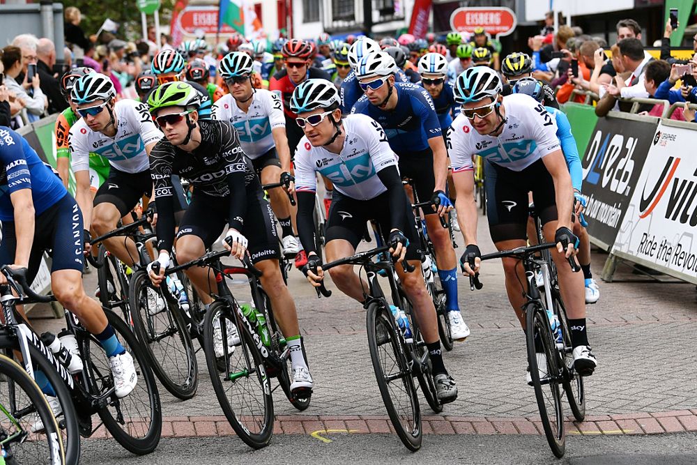 Geraint Thomas (Team Sky) stage 4 Tour of Britain