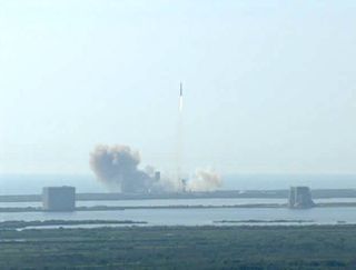 A ULA Delta 4 Heavy Rocket launches a spy satellite July 29