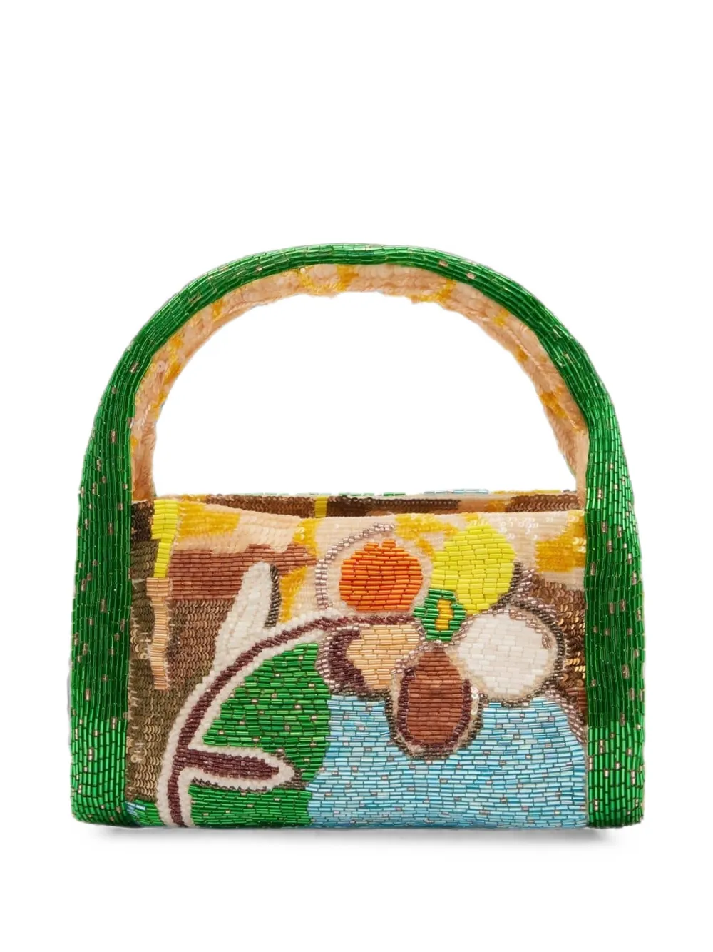 Alemais Limelight Beaded Barrel Bag | Os