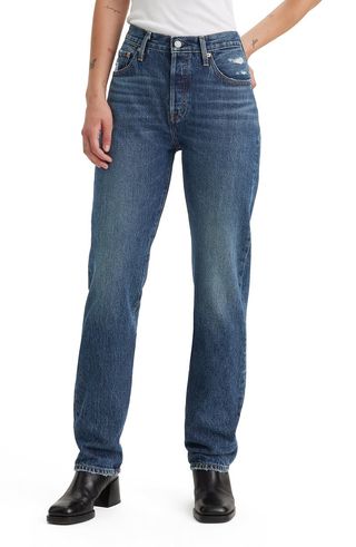 501® Original Jeans mit geradem Bein und hoher Taille