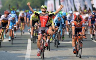 Jakub Mareczko (Wilier-Southeast) wins stage one at the Tour of Taihu Lake