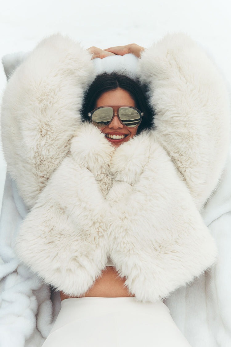 Alo, Opulent Faux Fur Coat