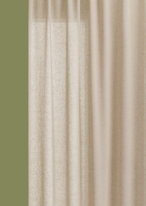 2-Pack Long Linen-Blend Curtain Lengths