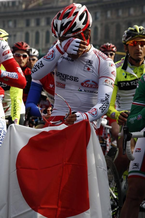Takashi Miyazawa (Farnese Vini-Neri Sottoli) before the start.