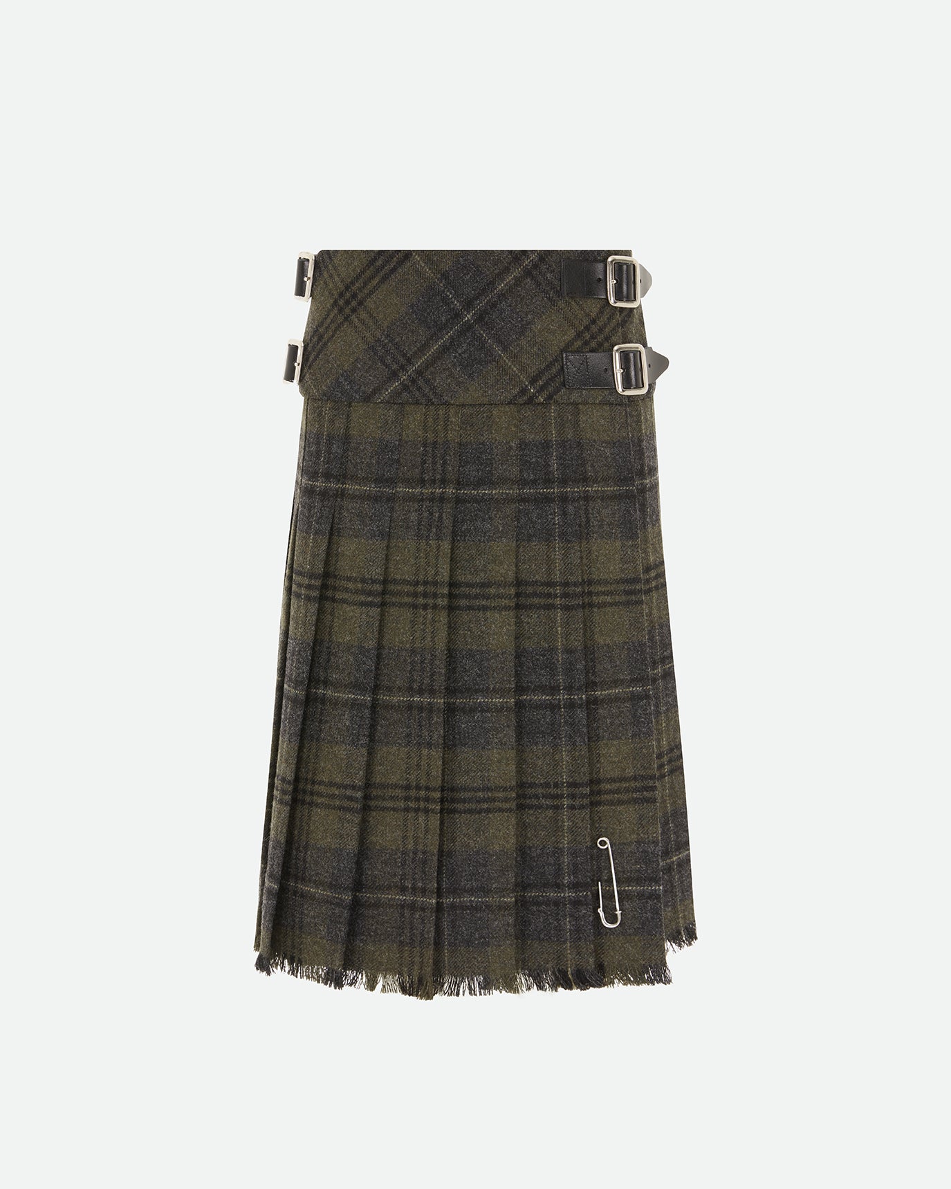 Midi Kilt Heath Charcoal
